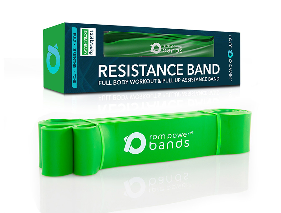 Resistance Band Green (Extra Strong) 50-125lbs