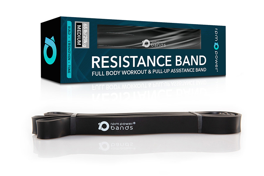 Resistance Band Black (Medium) 25 - 65lbs